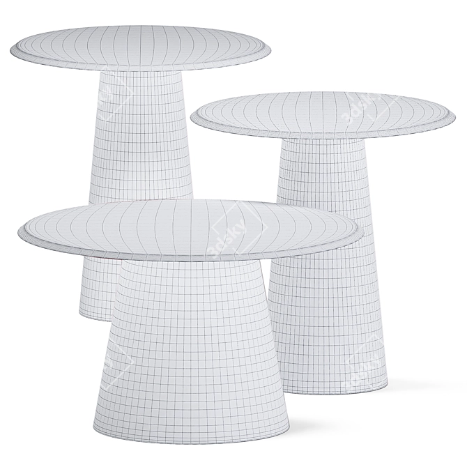 Elegant Totem Coffee Table 3D model image 2