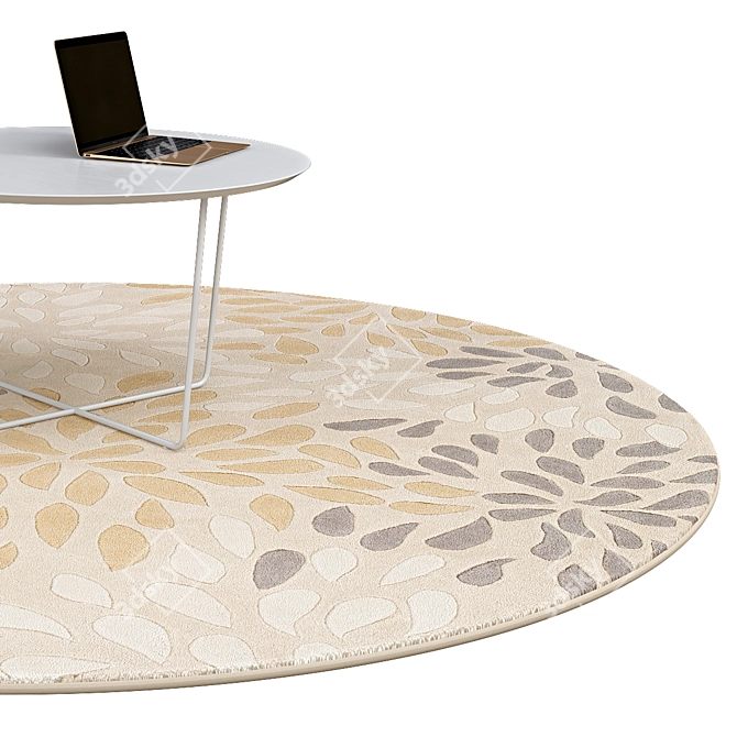 Elegant Circle Rugs | No. 172 3D model image 2