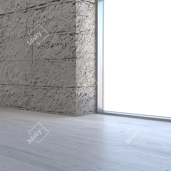 Seamless Plaster Texture 3D model image 3