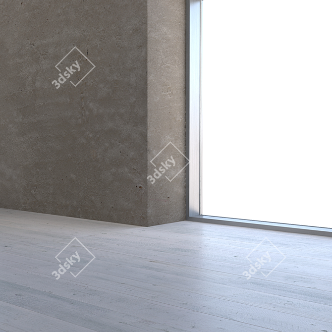 Seamless Plaster Texture 3D model image 3