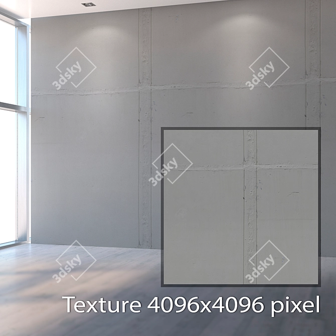 Title: Seamless Front Slab Texture 3D model image 2