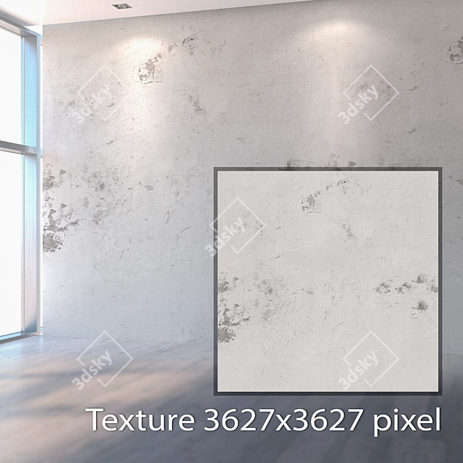 Title: Seamless Plaster Texture Kit 3D model image 2