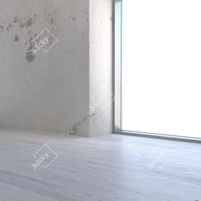 Title: Seamless Plaster Texture Kit 3D model image 4