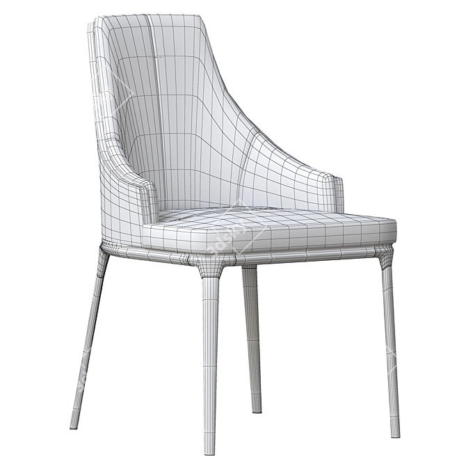 Alaton Modern Dining Chair 3D model image 4