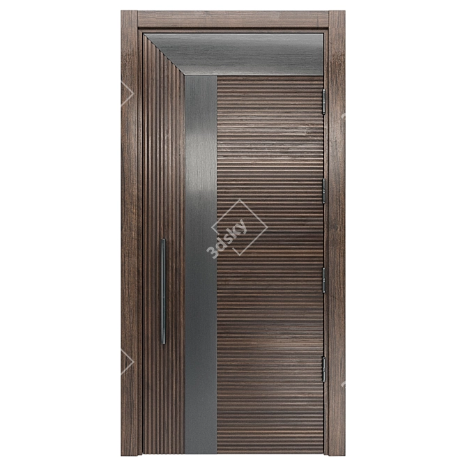 StrongSteel Bent Door 3D model image 1