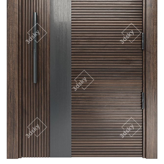 StrongSteel Bent Door 3D model image 2