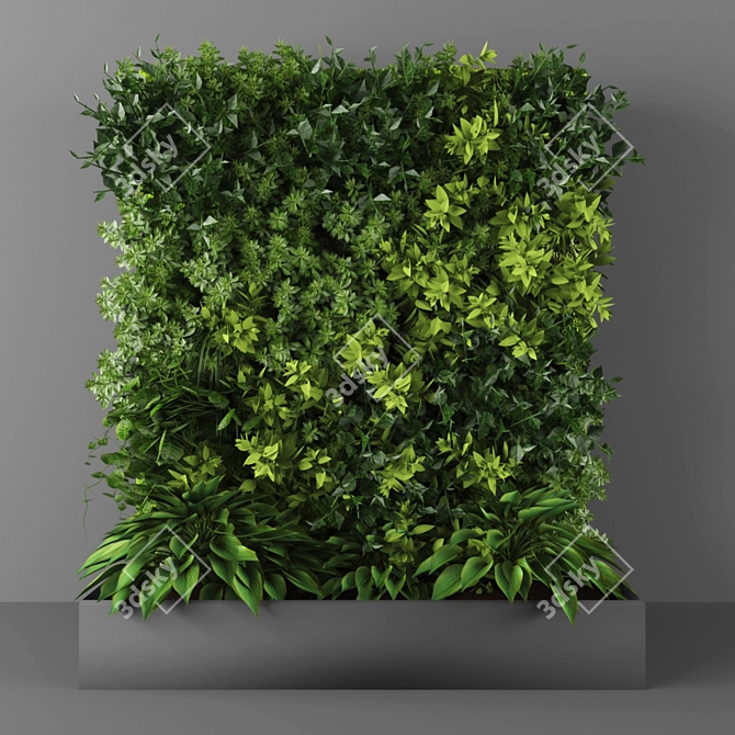 Polys 356782 Vertical Garden 3D model image 1