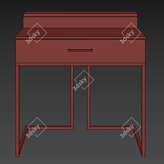 Modern Loft Dressing Table 3D model image 3