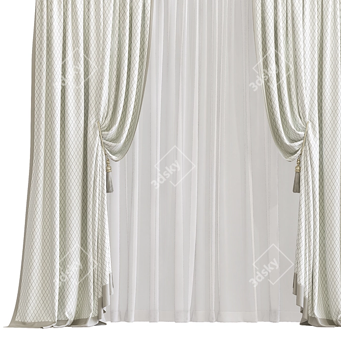 Revamped Curtain 806 3D model image 2