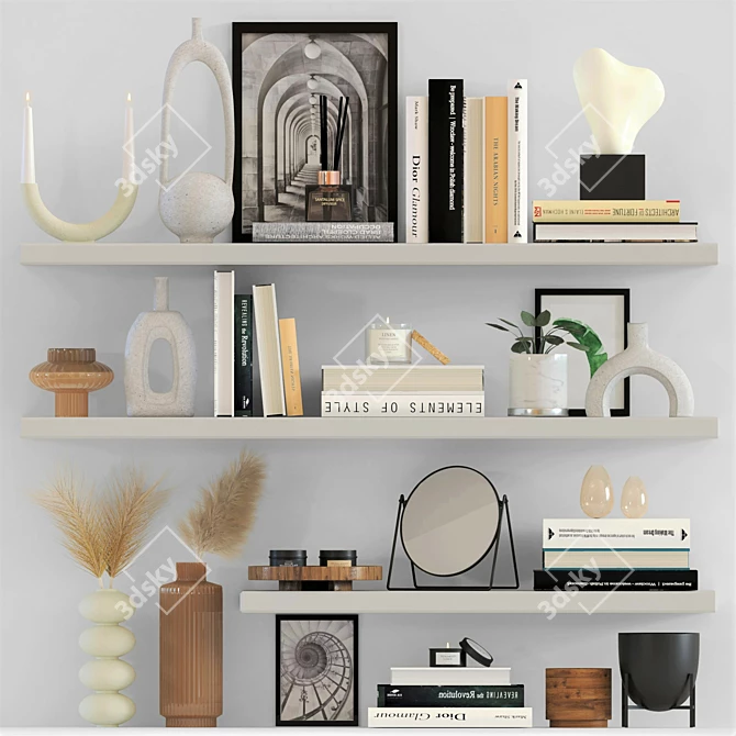 H&M Accessory Collection: Fragrance, Candles, Décor & More 3D model image 1