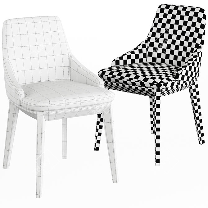 Elevate Your Space: Parla Design Atlas Chair 3D model image 2