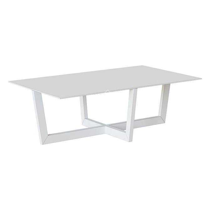 Plum Modern Coffee Table 3D model image 2