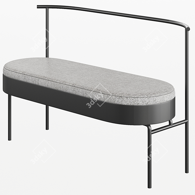 Luxurious Baxter Tia Sofa: Unparalleled Comfort & Elegance 3D model image 1
