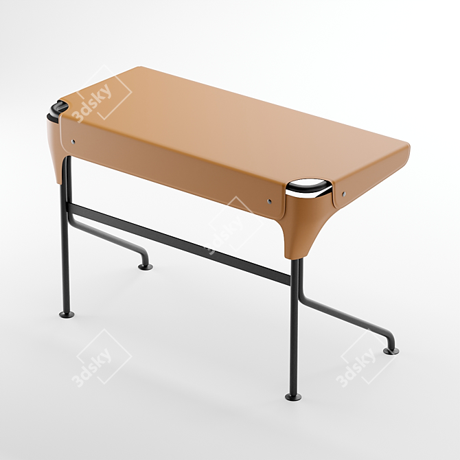 Elegant Tucano Table by Zanotta 3D model image 1