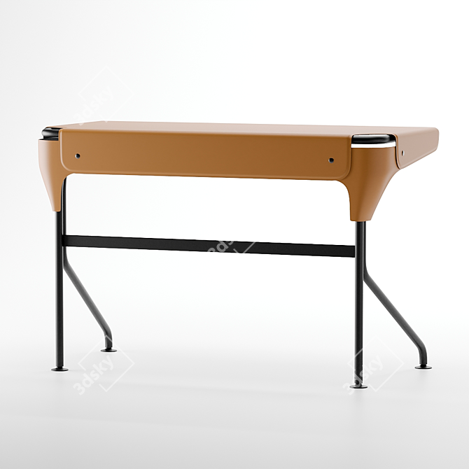 Elegant Tucano Table by Zanotta 3D model image 2