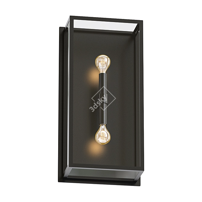 Elegant Ryland Sconce: Illuminate Your Space 3D model image 1