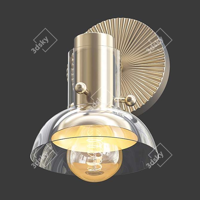 Elegant Illumination: Oona Sconce 3D model image 1