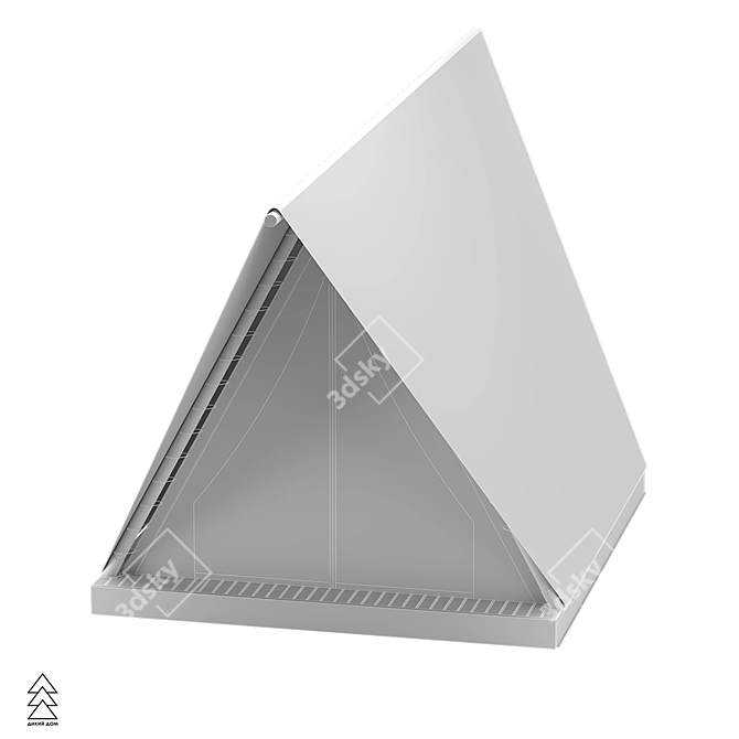 Prism Tent: Compact, Comfortable, 4x4.5m 3D model image 8