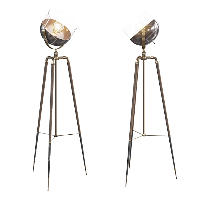 Mezzo Floor Lamp - Vray and Corona Compatible 3D model image 1