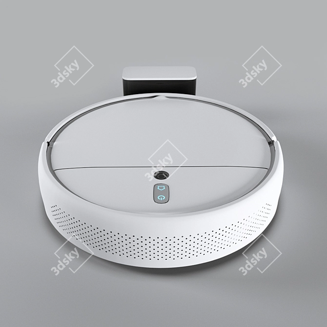 Xiaomi Mi Robot Vacuum-Mop: Powerful Cleaning with Precision 3D model image 1