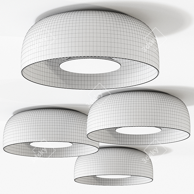 Marset Djembé 65.23: Vibrant Ceiling Lamp 3D model image 2