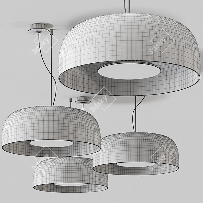 Marset Djembé 100 Pendant: Sleek Spanish Design 3D model image 2