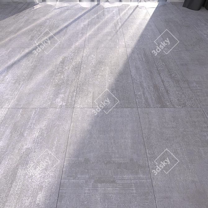 Hangar Smoke Floor Tile 3D model image 1