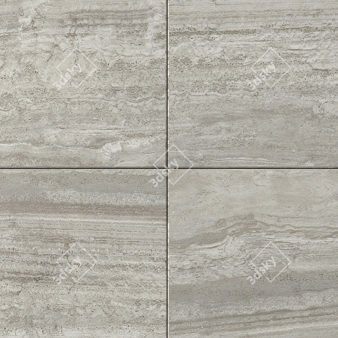 Flaviker Navona Grey Vein 120x120: Stunning Wall & Floor Tiles 3D model image 2
