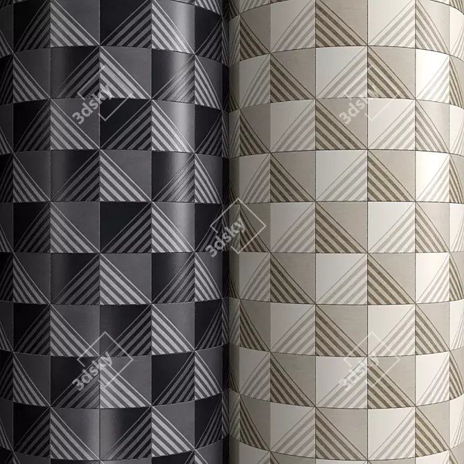 Versatile Pattern Tiles for PBR 3D model image 1