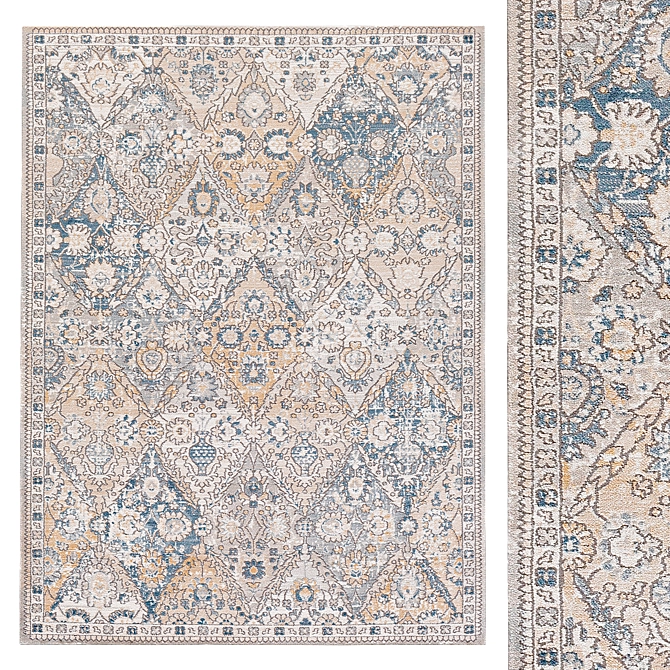 Luxury 206 Carpet: Timeless Elegance! 3D model image 1