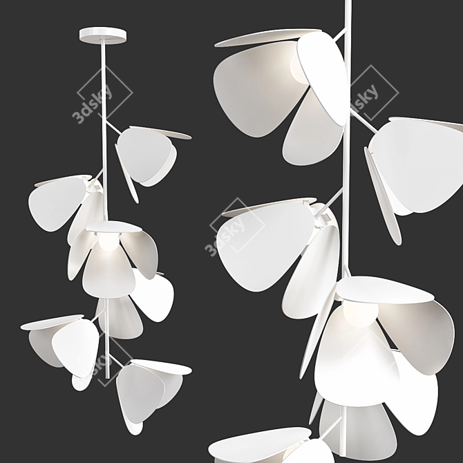 Modern Pendant Light 3D model image 1