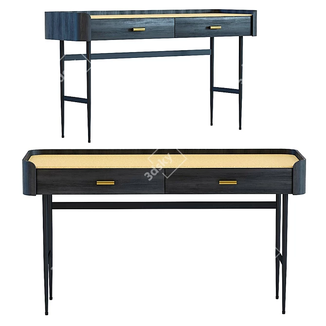 Milano 140 Desk - Elegant and Functional 3D model image 1