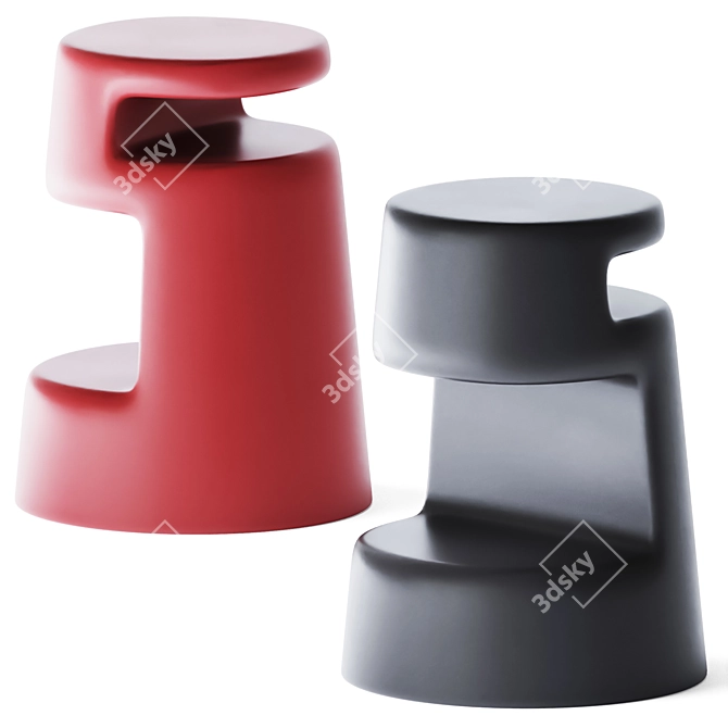 ErgoSeat Jr.: Compact Seating Solution 3D model image 1