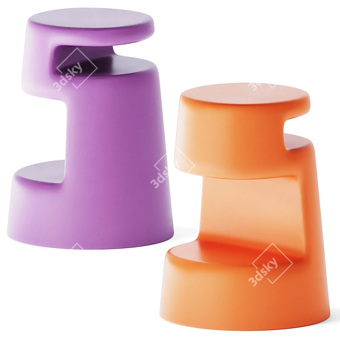 ErgoSeat Jr.: Compact Seating Solution 3D model image 2