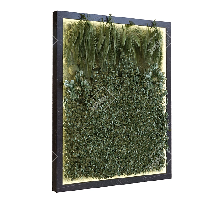 Green Oasis Wall Set 3D model image 2