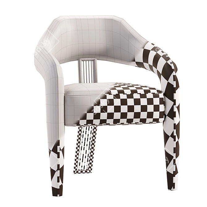 Modern Corona Chair - 3Ds Max 2014 3D model image 3