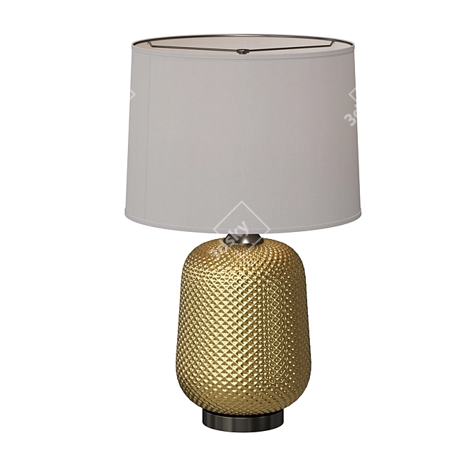 Exquisite Indian Table Lamp 3D model image 1