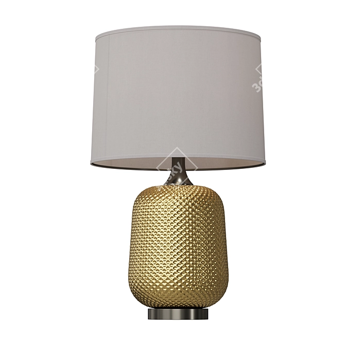 Exquisite Indian Table Lamp 3D model image 2