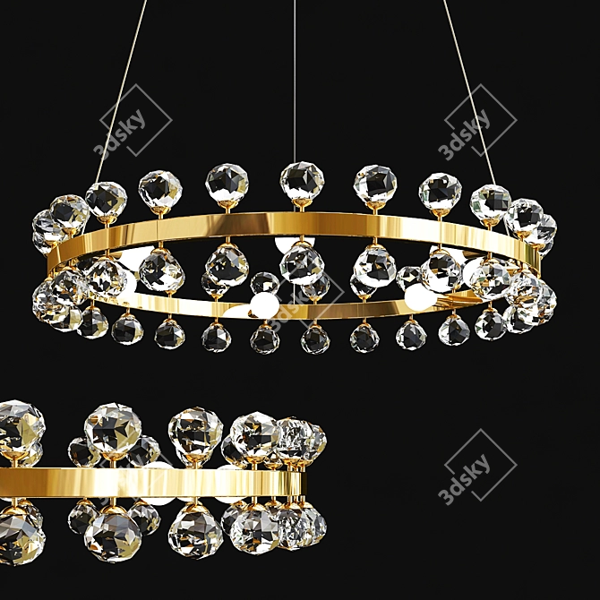 Elegant Lucera Design Lamp 3D model image 1