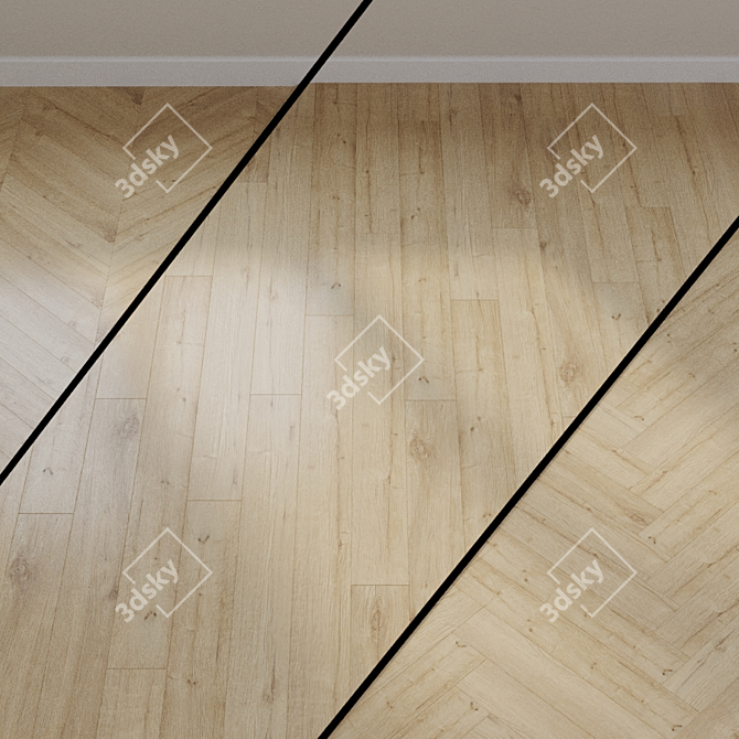 Quick-step Oak Sand Laminate 3D model image 1