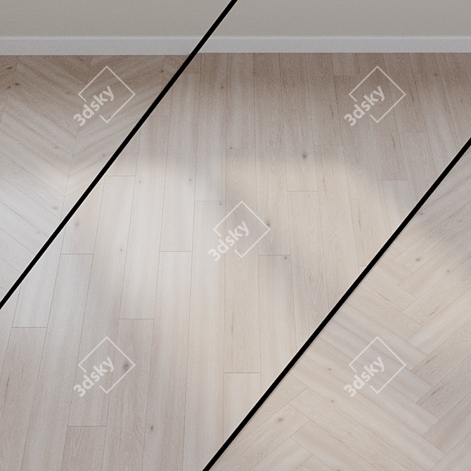 Flemish Light Oak Laminate - Quick & Easy 3D model image 1