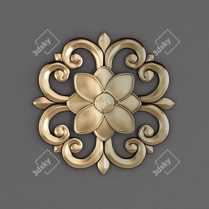 Elegant Decor Ornament Vol 02 3D model image 9