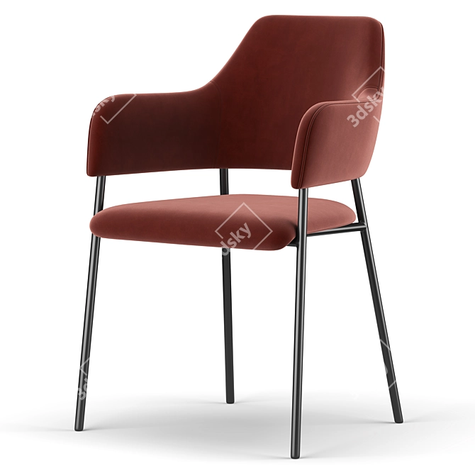 ErgoFlex Chair: Ultimate Comfort 3D model image 4