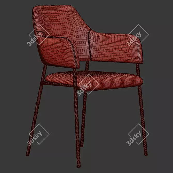ErgoFlex Chair: Ultimate Comfort 3D model image 5