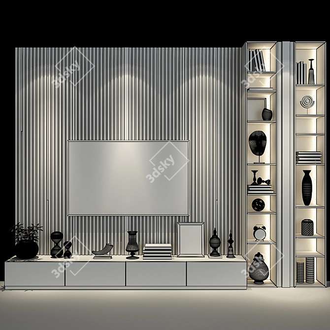 SleekMount TV Wall Set 3D model image 2