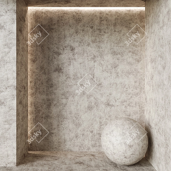 Sleek Seamless Plaster #74 3D model image 1