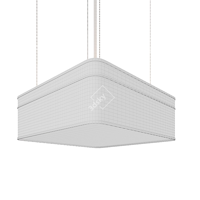 Sicis Plaza Square Ceiling Lamp 3D model image 3