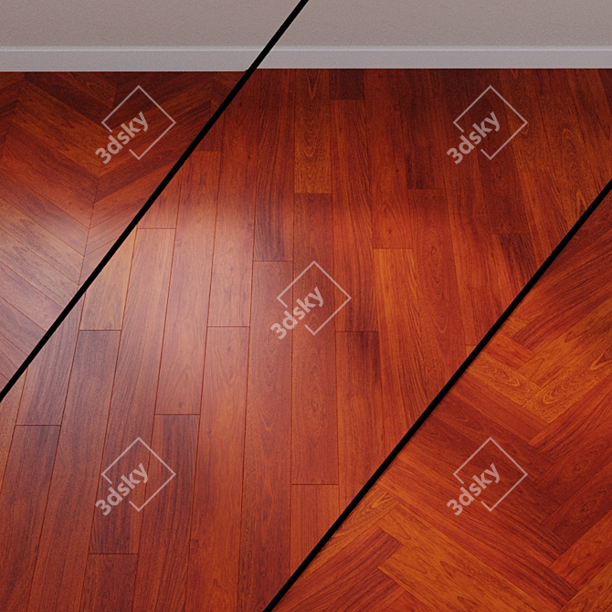 Quick-Step Merbau Laminate Flooring 3D model image 1