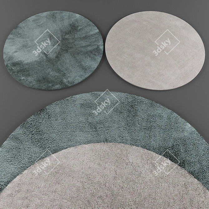 Patterned Rugs Collection 3D model image 1