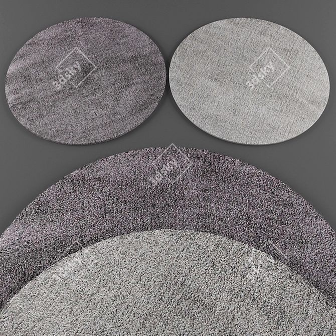 Patterned Rugs Collection 3D model image 2